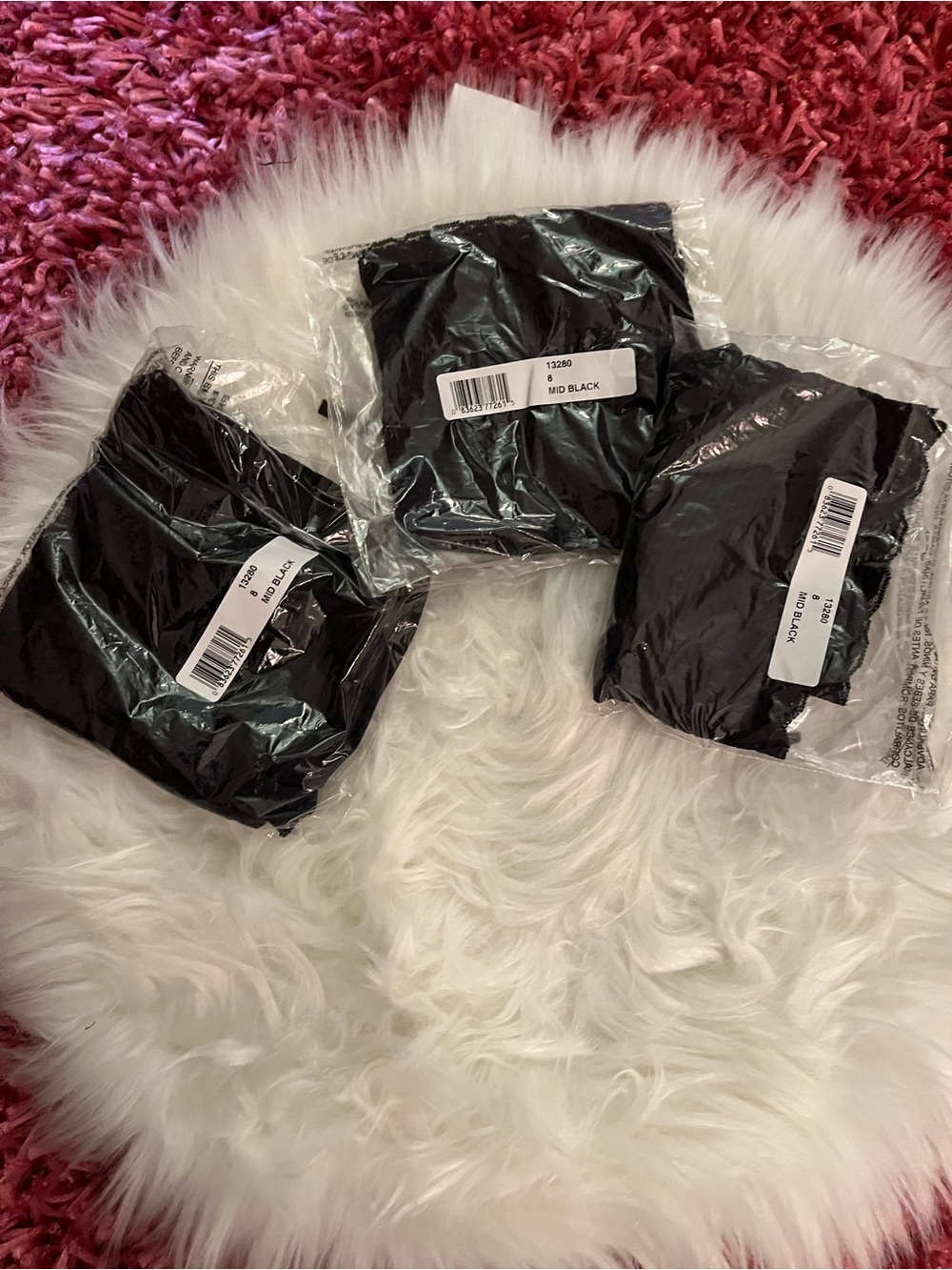 Vanity Fair Elegant Black Lace Panty size 8 - 
3 pairs $9